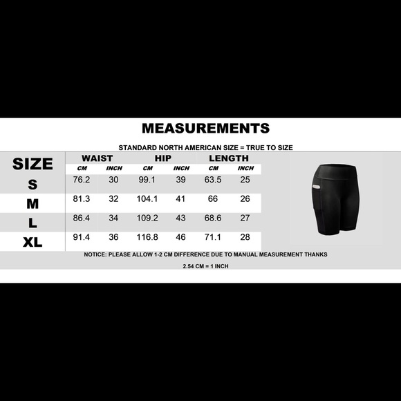 Biker Shorts with Pockets ~ Black - Picture 10 of 10